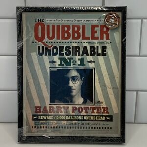 Geek Gear Wizardry Harry Potter Quibbler UNDESIRABLE No.1 Framed Print poster